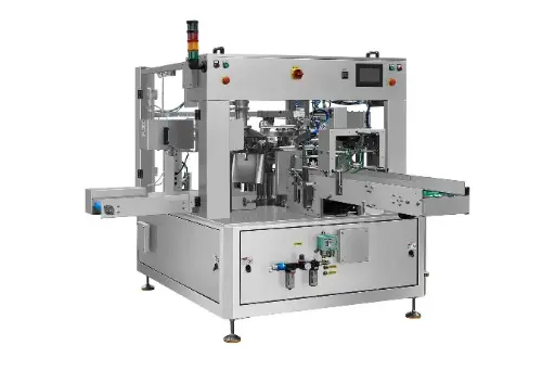 Equipment for packaging a preformed bag